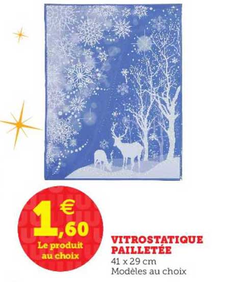 vitrostatique pailletée