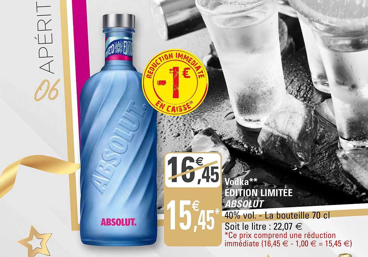 vodka édition limité absolut