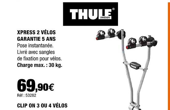 xpress 2 vélos thule sweden