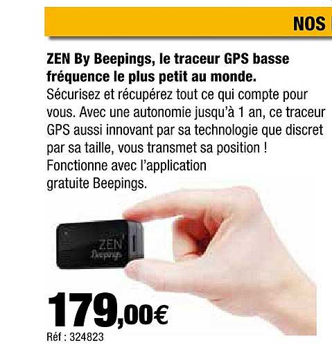 zen by beepings, le traceur gps basse fréquence le plus petit au monde