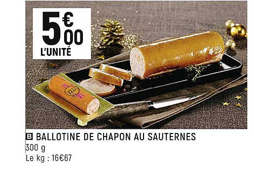 ballotine de chapon au sauternes