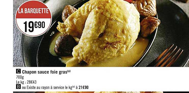 chapon sauce foie gras