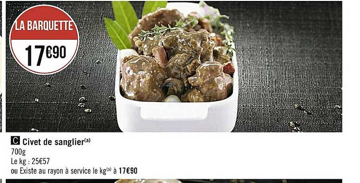 civet de sanglier