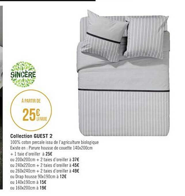 collection guest 2 sincère sincère