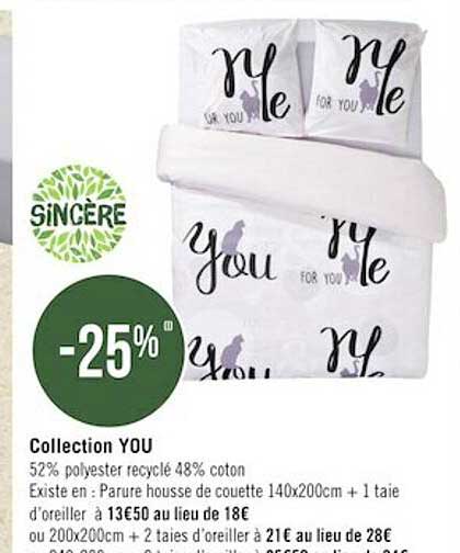 collection you sincère