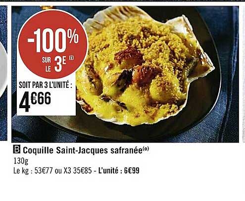 coquille saint-jacques safranée