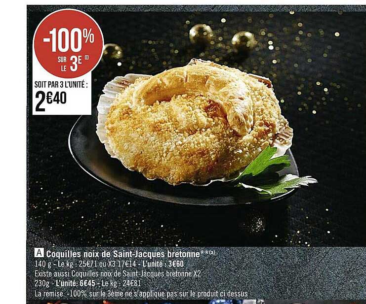 coquilles noix de saint-jacques bretonne