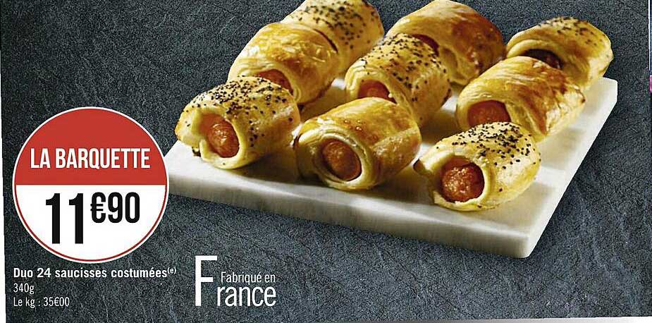 Duo 24 Saucisses Costumées