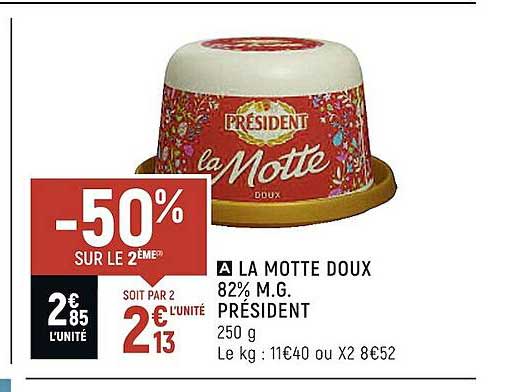 la motte doux 82% m.g. président