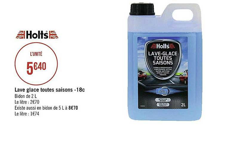 lave glace toutes saisons - 18c holts