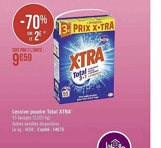 Lessive Poudre Total Xtra
