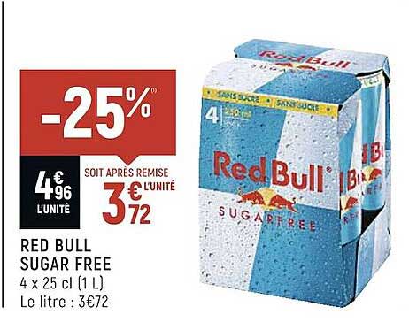 red bull sugar free
