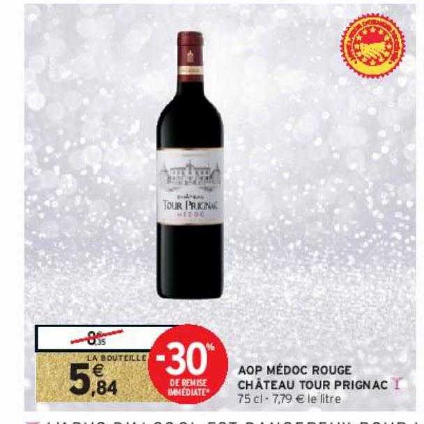 Aop Médoc Rouge Château Tour Prignac