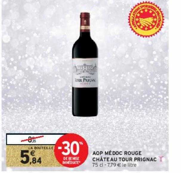aop médoc rouge château tour prignac