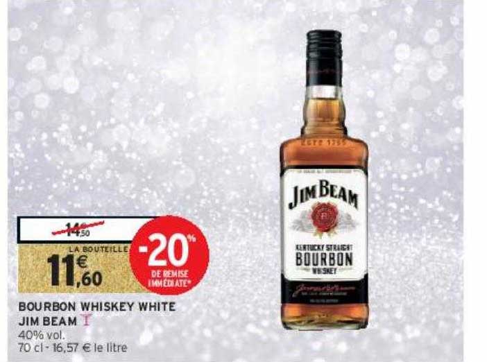 bourbon whiskey white jim beam