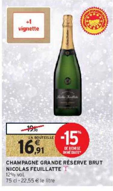 Champagne Grande Réserve Brut Nicolas Feuillatte