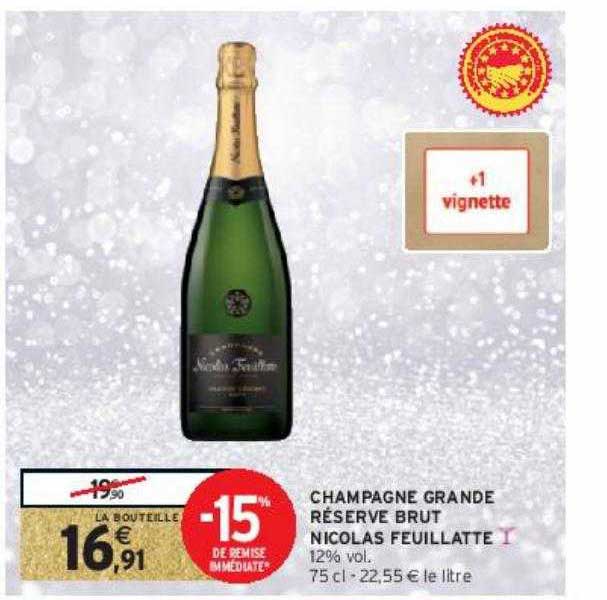 champagne grande réserve brut nicolas feuillatte