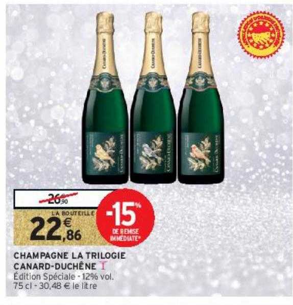 champagne la trilogie canard-duchêne