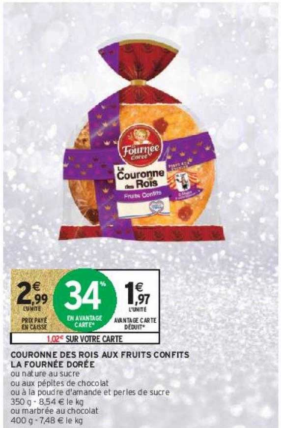 couronne des rois aux fruits confits la fournée dorée