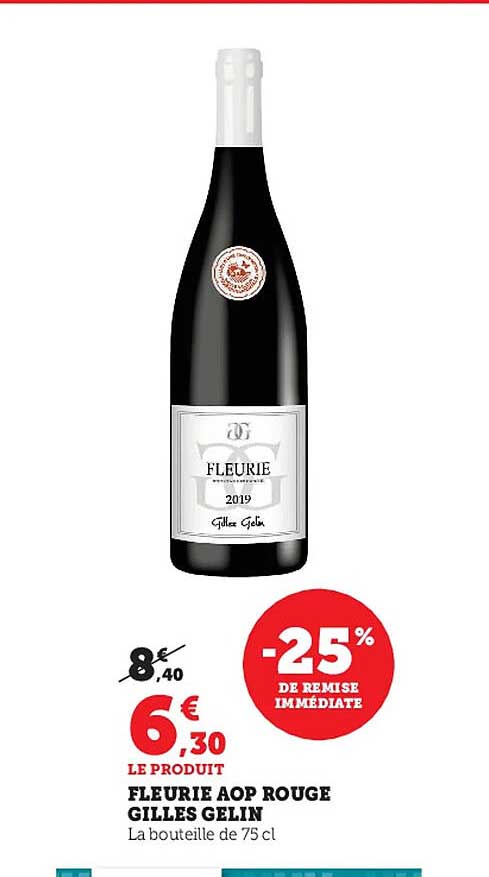 fleurie aop rouge gilles gelin