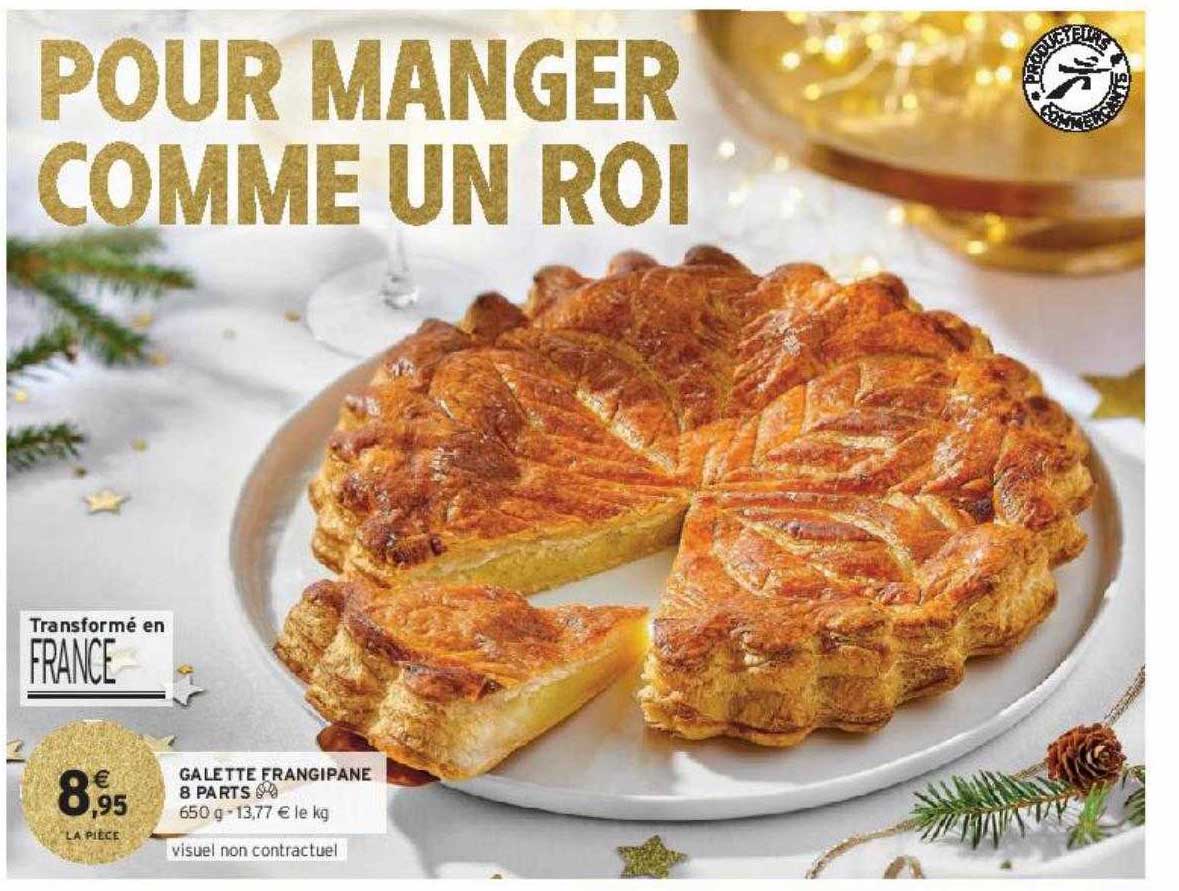 galette frangipane 8 parts