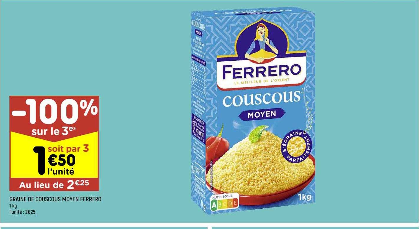 graine de couscous moyen ferrero