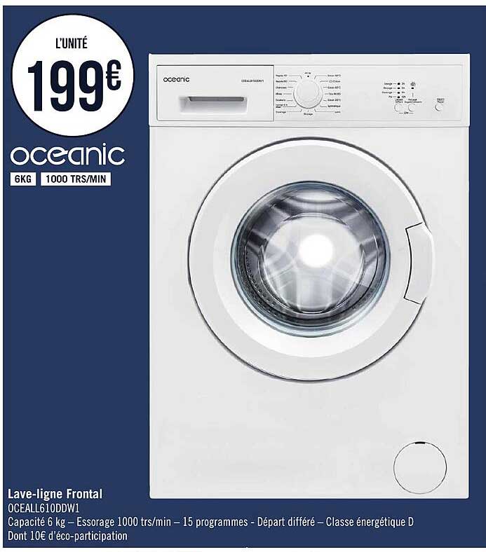 Lave-linge Frontal Oceanic