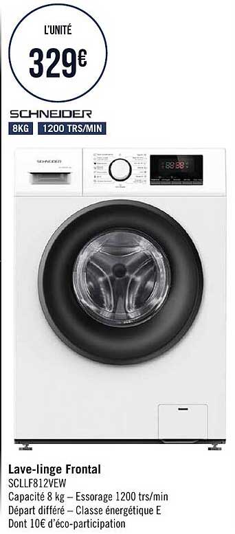 lave-linge frontal schneider