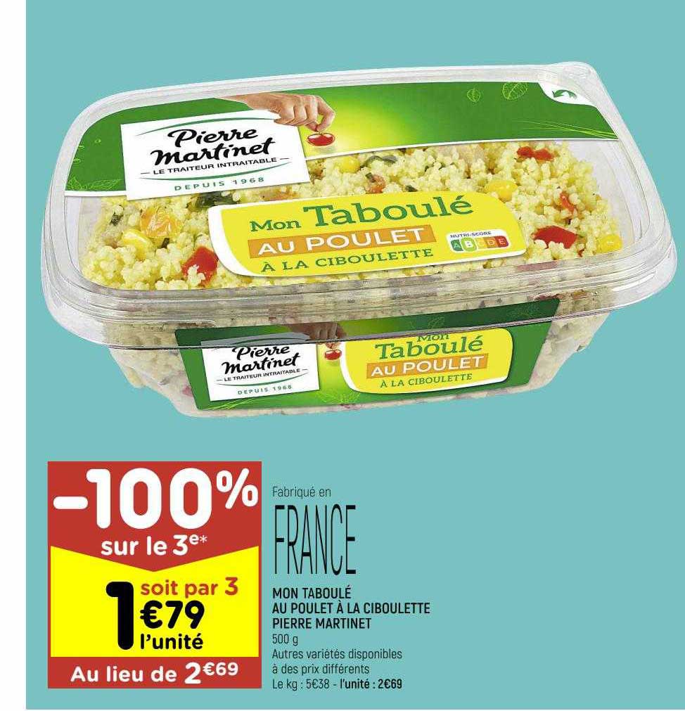 mon taboulé au poulet à la ciboulette pierre martinet