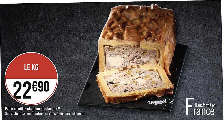 pâté croûte chapon pistache