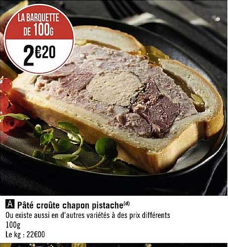 pâté croûte chapon pistache