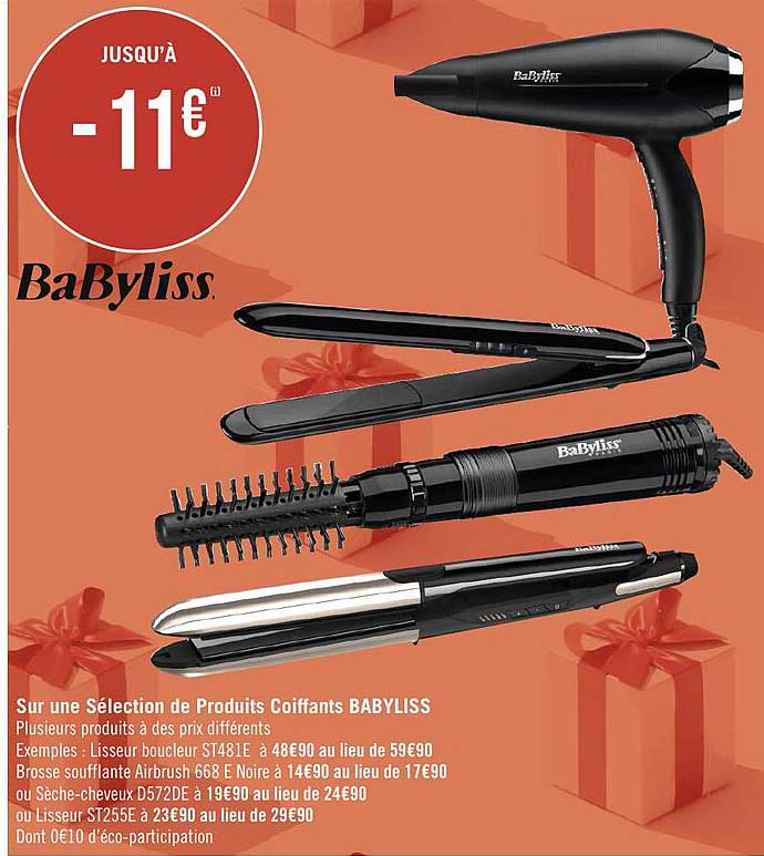 produits coiffants babyliss