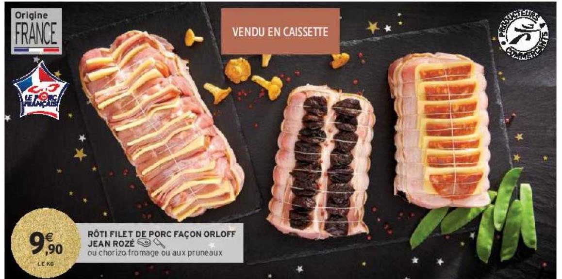 Rôti Filet De Porc Façon Orloff Jean Rozé