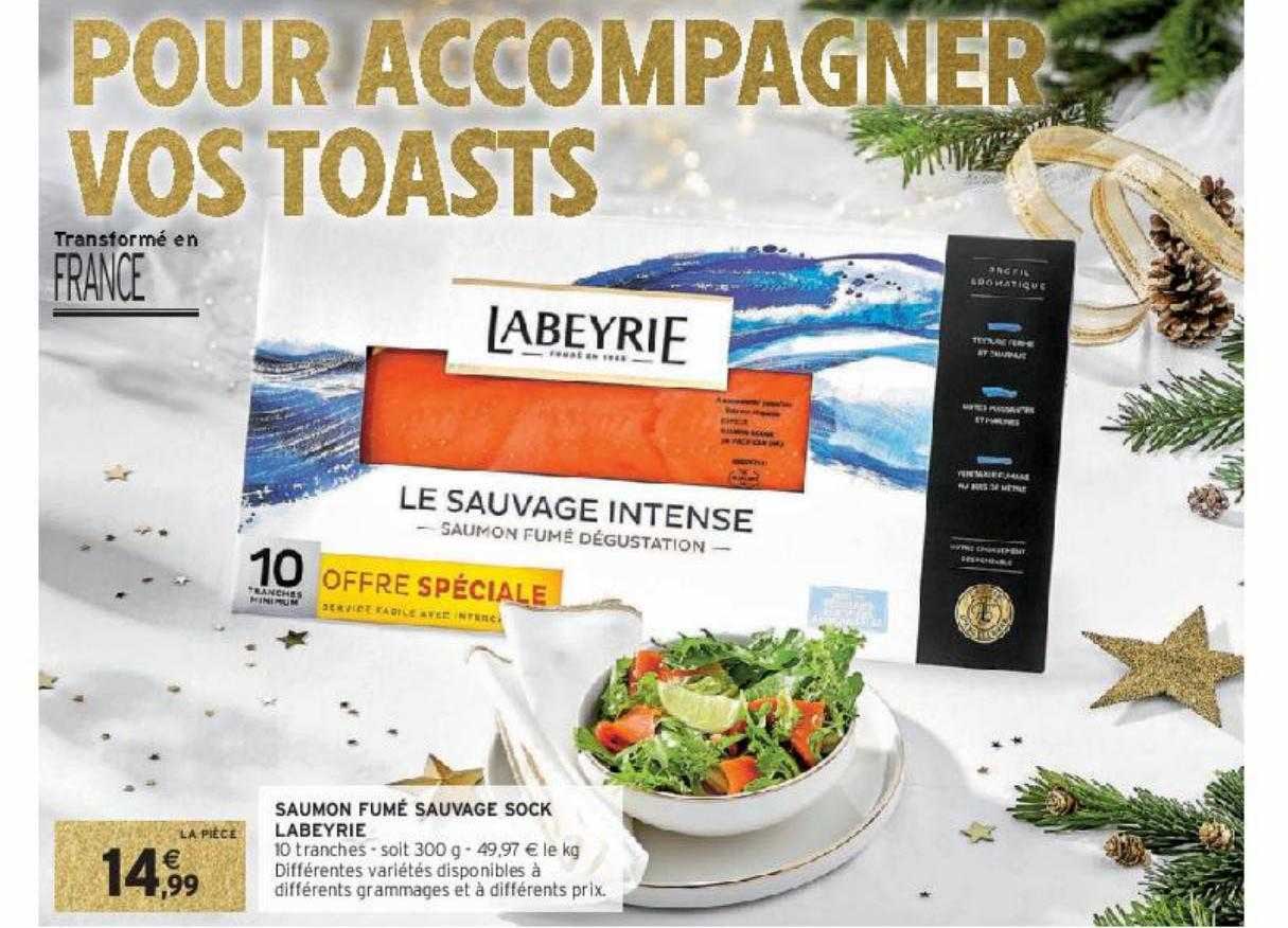 saumon fumé sauvage sock labeyrie