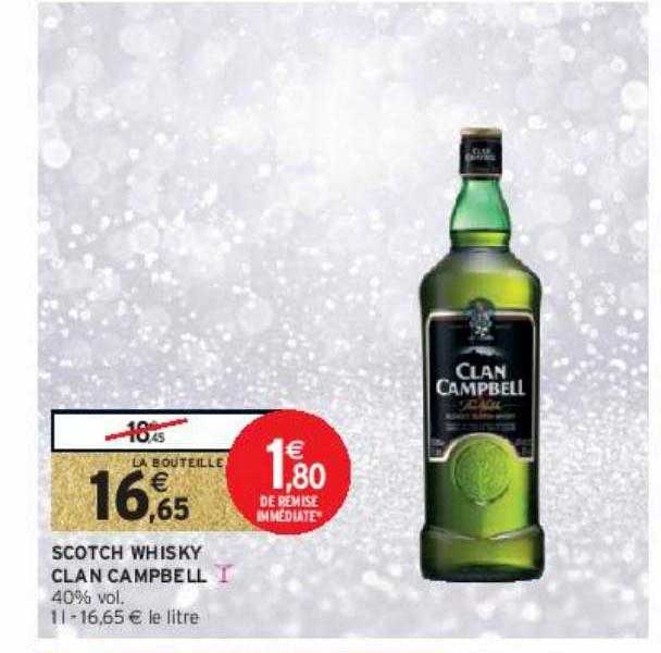 scotch whisky clan campbell