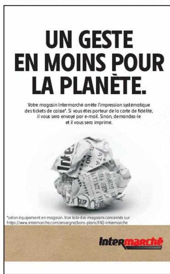 un geste en moins pour la planète