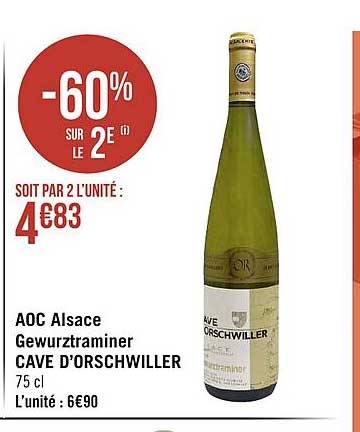 aoc alsace gewurztraminer cave d'orschwiller
