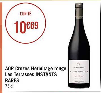 aop crozes hermitage rouge les terrasses instants rares