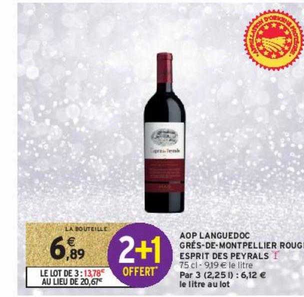 aop languedoc grés-de-montpellier rouge esprit des peyrals