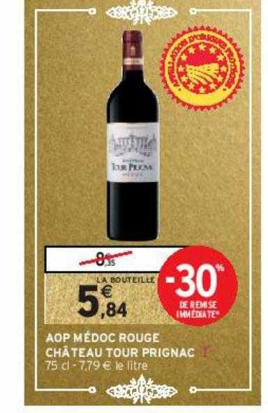 Aop Médoc Rouge Château Tour Prignac