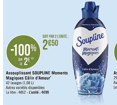 assouplissant soupline moments magiques câlin d'amour