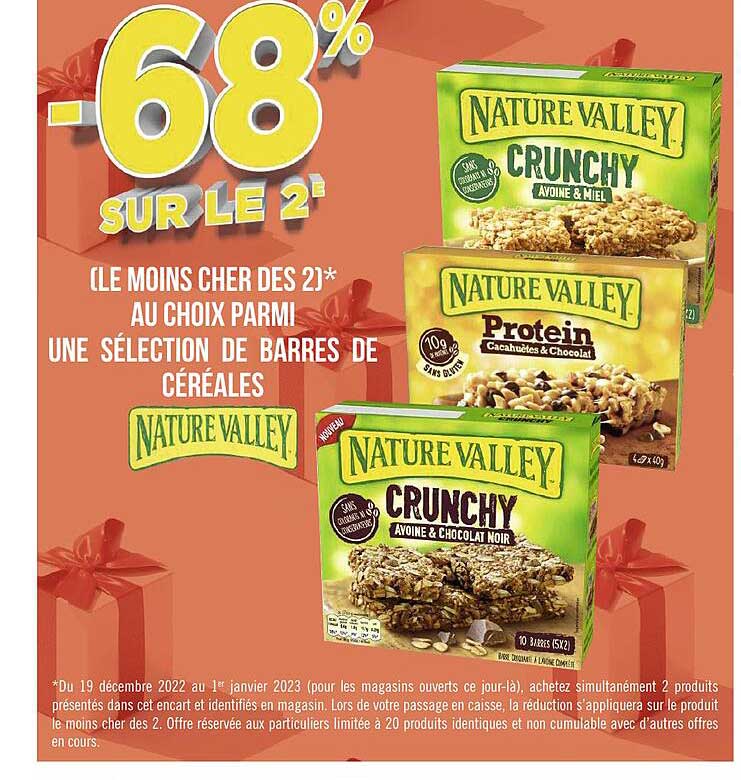 barres de céréales nature valley