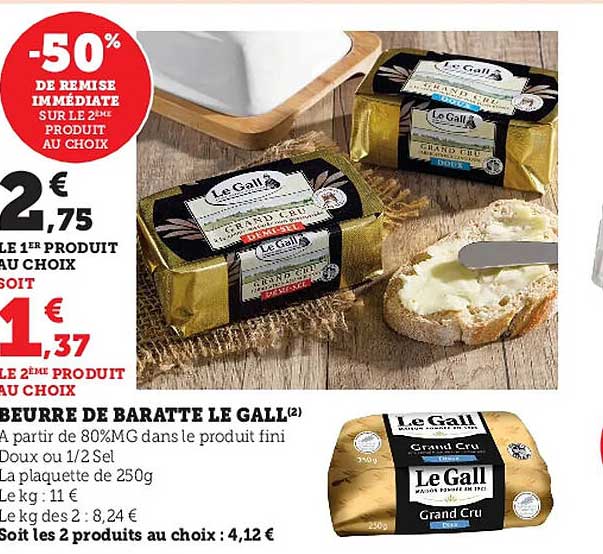 beurre de baratte le gall