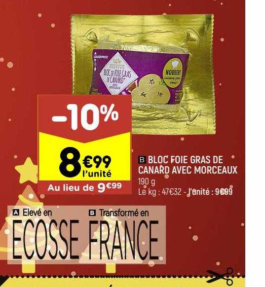 Bloc Foie Gras De Canard Avec Morceaux