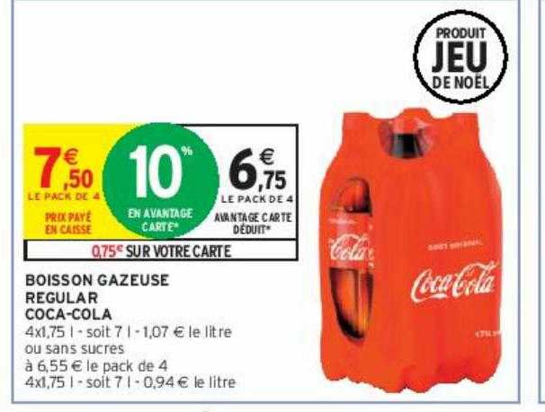 boisson gazeuse regular coca-cola