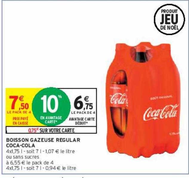 Boisson Gazeuse Regular Coca-cola