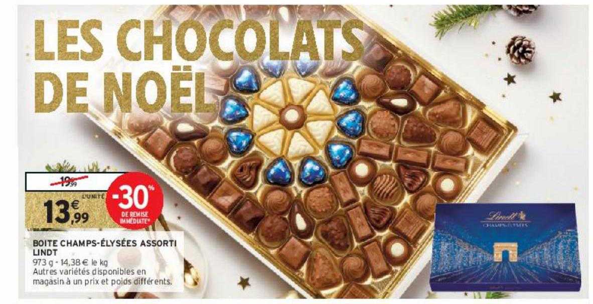 boîte champs-élysées assorti lindt