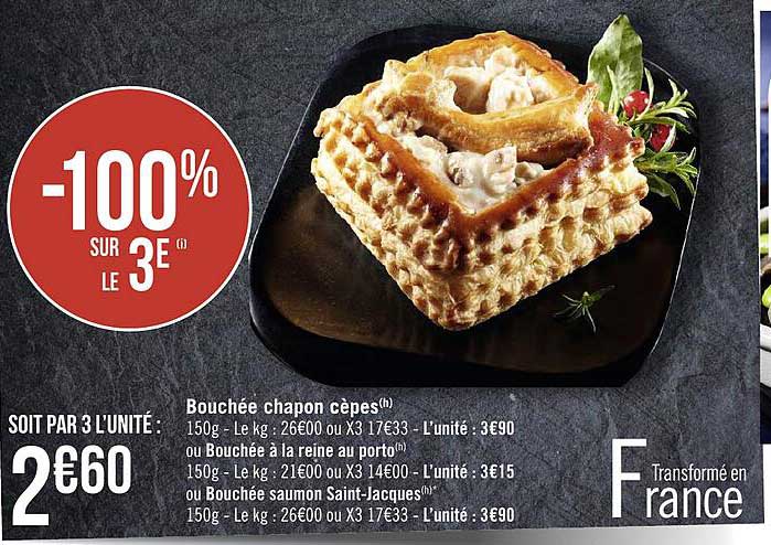 bouchée chapon cèpes