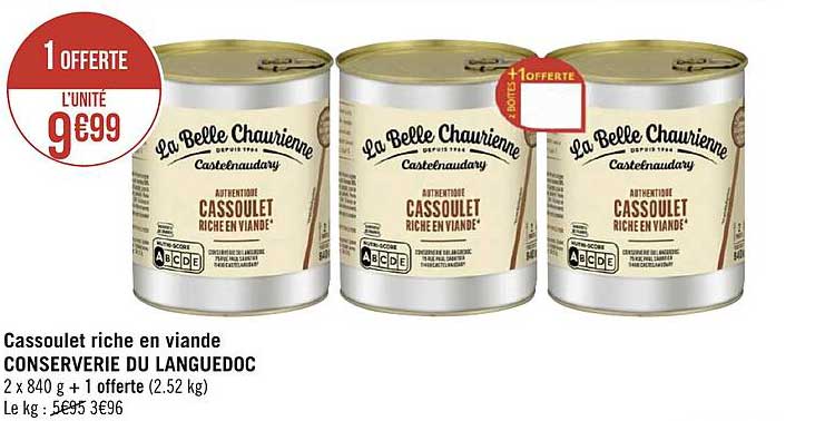 cassoulet riche en viande conserverie du languedoc