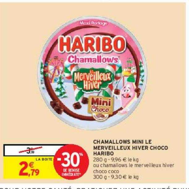 Chamallows Mini Le Merveilleux Hiver Choco Haribo
